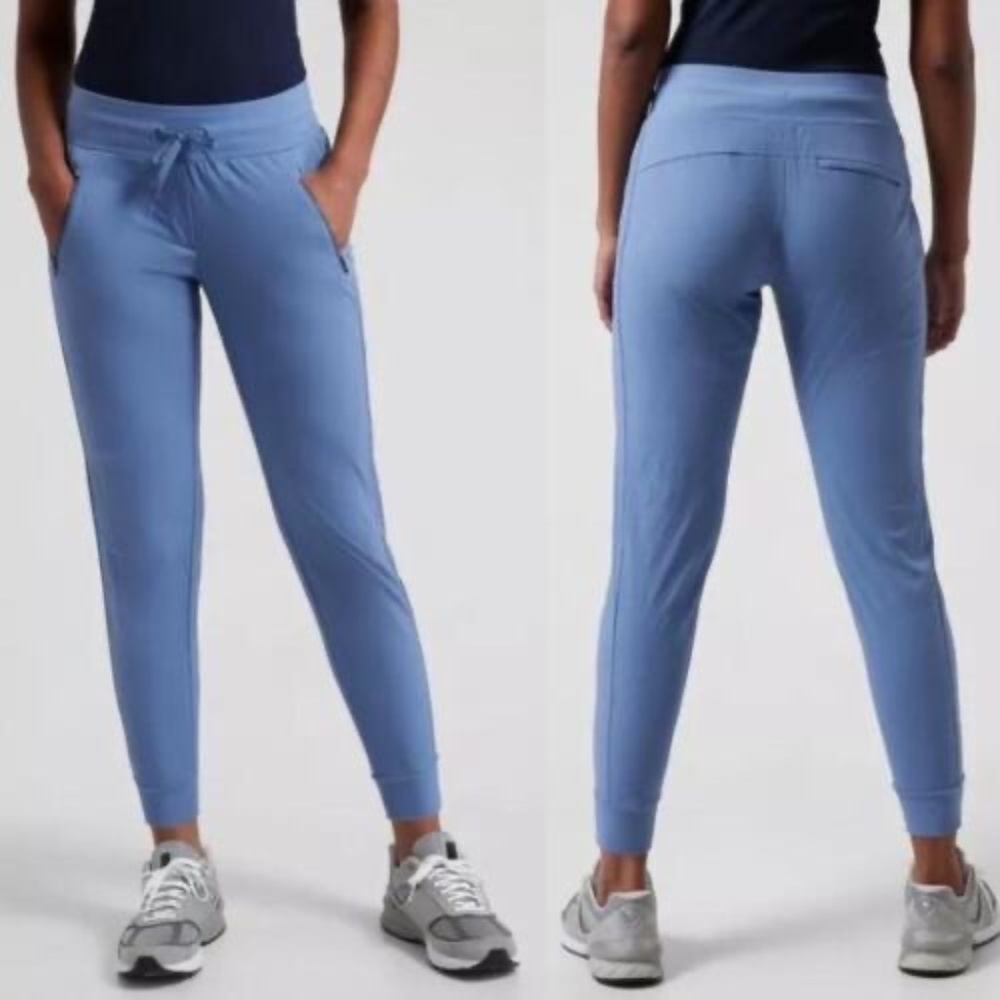 ATHLETA Trekkie North Blue Jogger NWT Sz 8